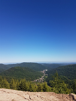 Blick nach Bad Herrenalb