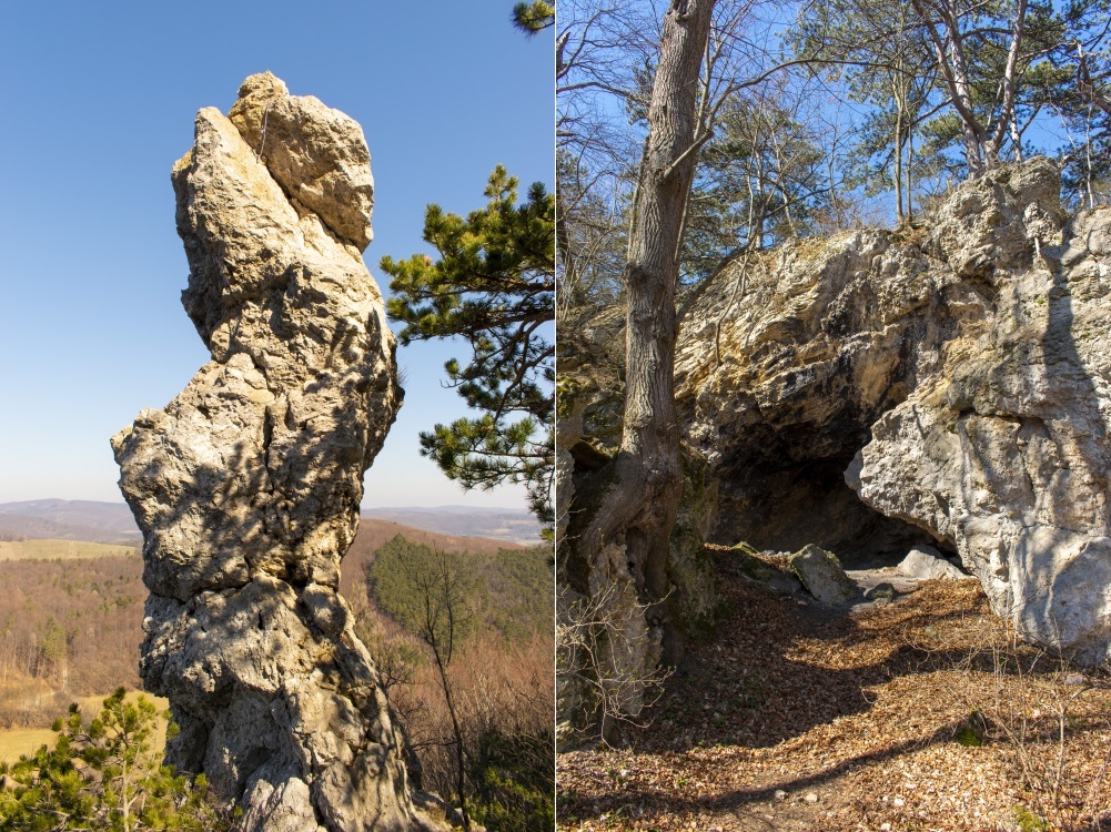 Klicke auf die Grafik für eine vergrößerte Ansicht  Name: 12 Arnsteinhöhle und Ansteinnadel.jpg Ansichten: 0 Größe: 412,5 KB ID: 3127798