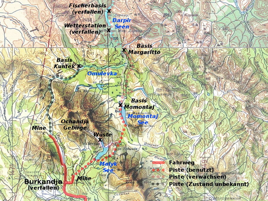 Klicke auf die Grafik für eine vergrößerte Ansicht  Name: tscherskigebirge-routenplan2.jpg Ansichten: 0 Größe: 307,5 KB ID: 3128119