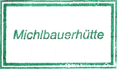 Klicke auf die Grafik für eine vergrößerte Ansicht  Name: Stempel Michlbauerhütte 01.jpg Ansichten: 0 Größe: 26,9 KB ID: 3148444