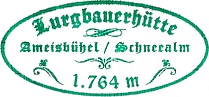 Klicke auf die Grafik für eine vergrößerte Ansicht  Name: Stempel Lurgbauerhütte 01.jpg Ansichten: 0 Größe: 36,7 KB ID: 3148448