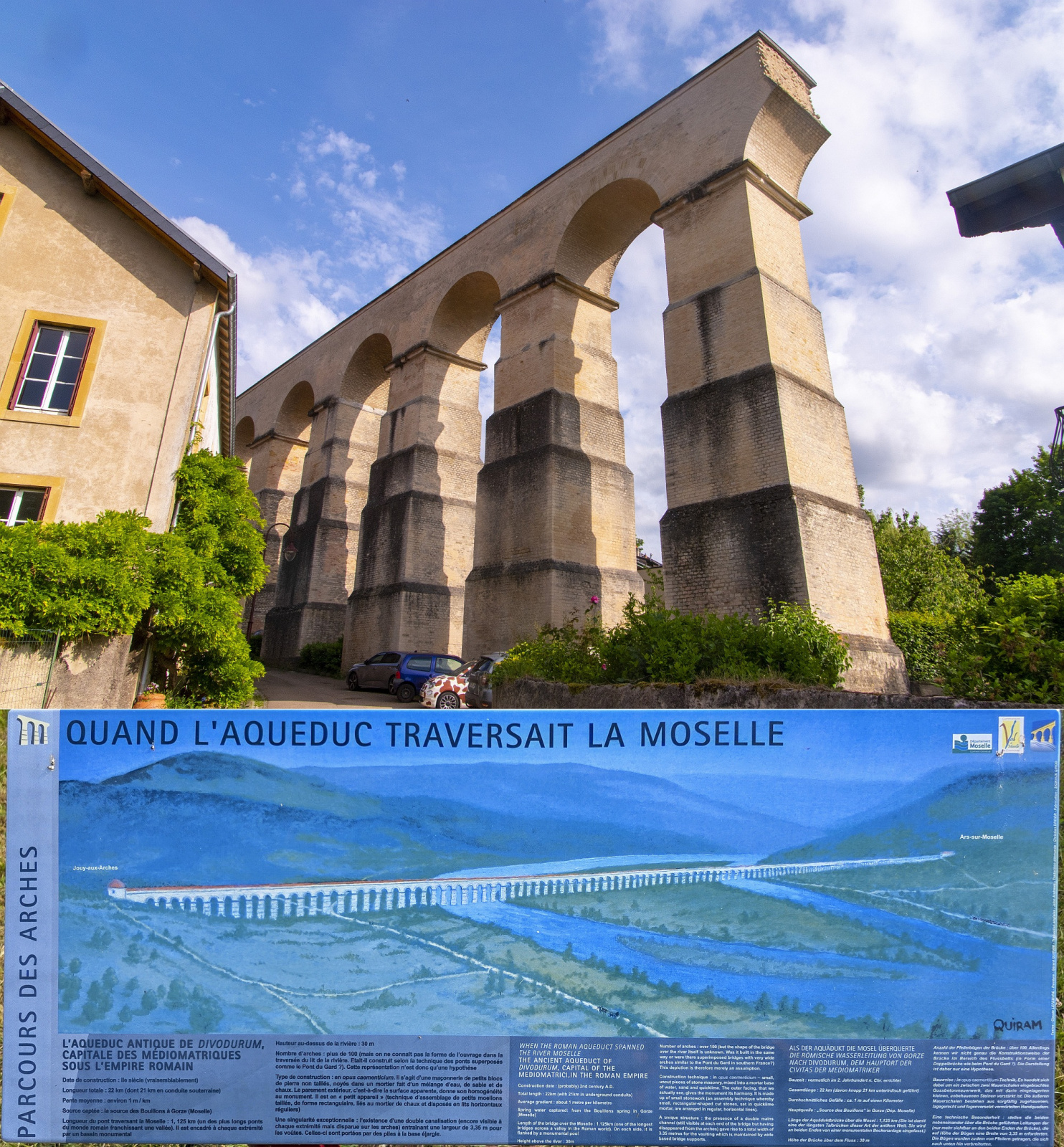 Klicke auf die Grafik für eine vergrößerte Ansicht  Name: 14 Das römische Aquadukt über die Mosel.jpg Ansichten: 0 Größe: 1,25 MB ID: 3335461