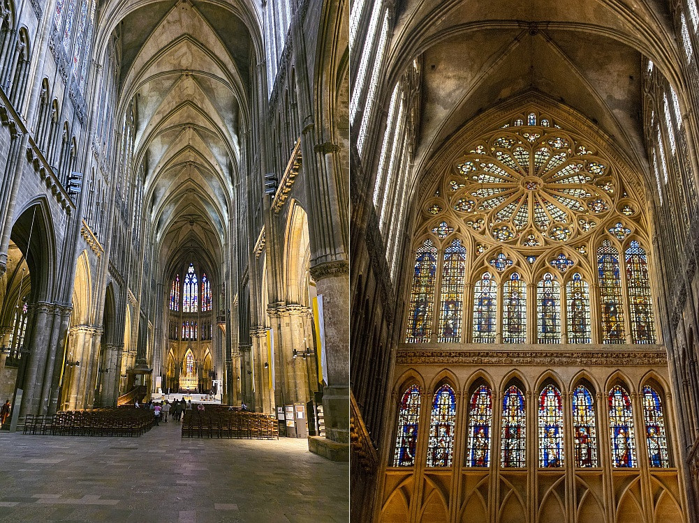 Klicke auf die Grafik für eine vergrößerte Ansicht  Name: 02 Auch von innen macht die Cathédrale Saint-Étienne was her.jpg Ansichten: 0 Größe: 461,0 KB ID: 3336806